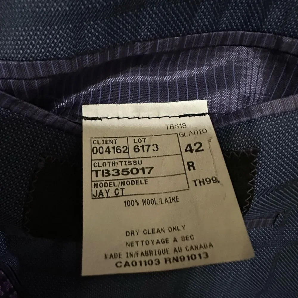 Ted Baker Blue Sport Coat with Notch Lapel
